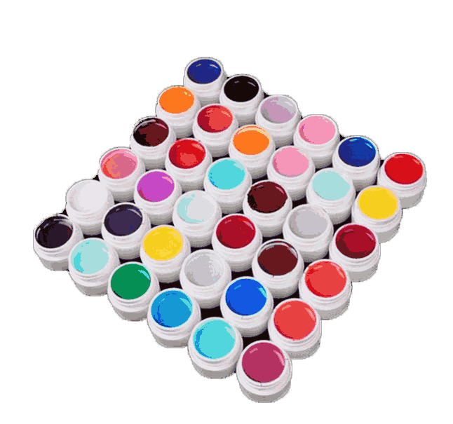 UV/LED gely barevné