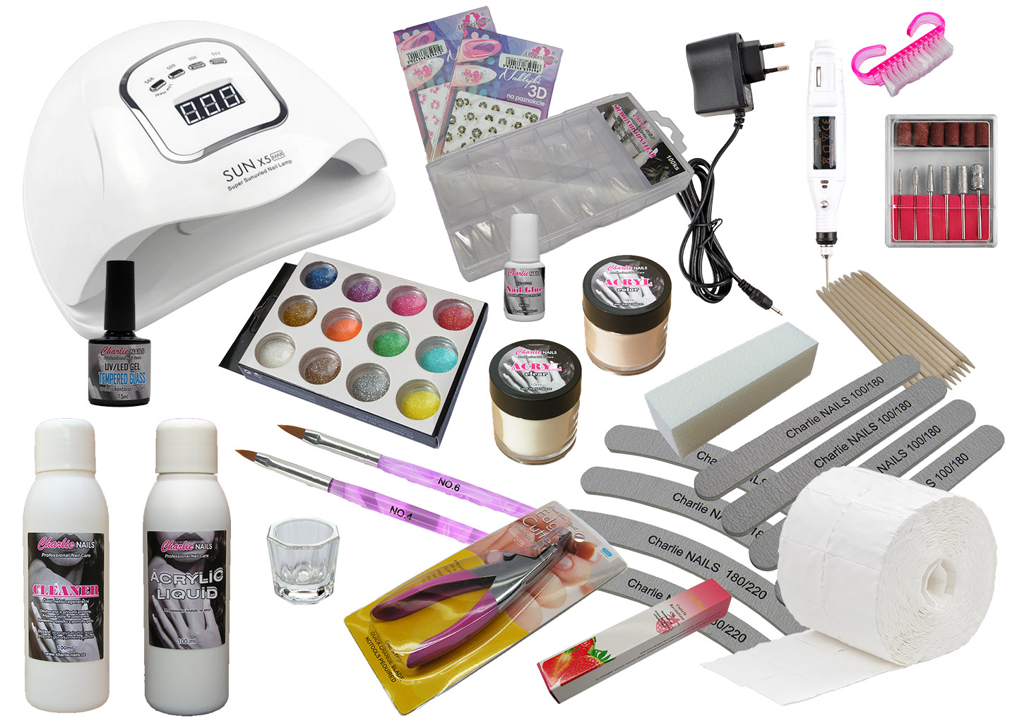 Sady na Akrylové nehty