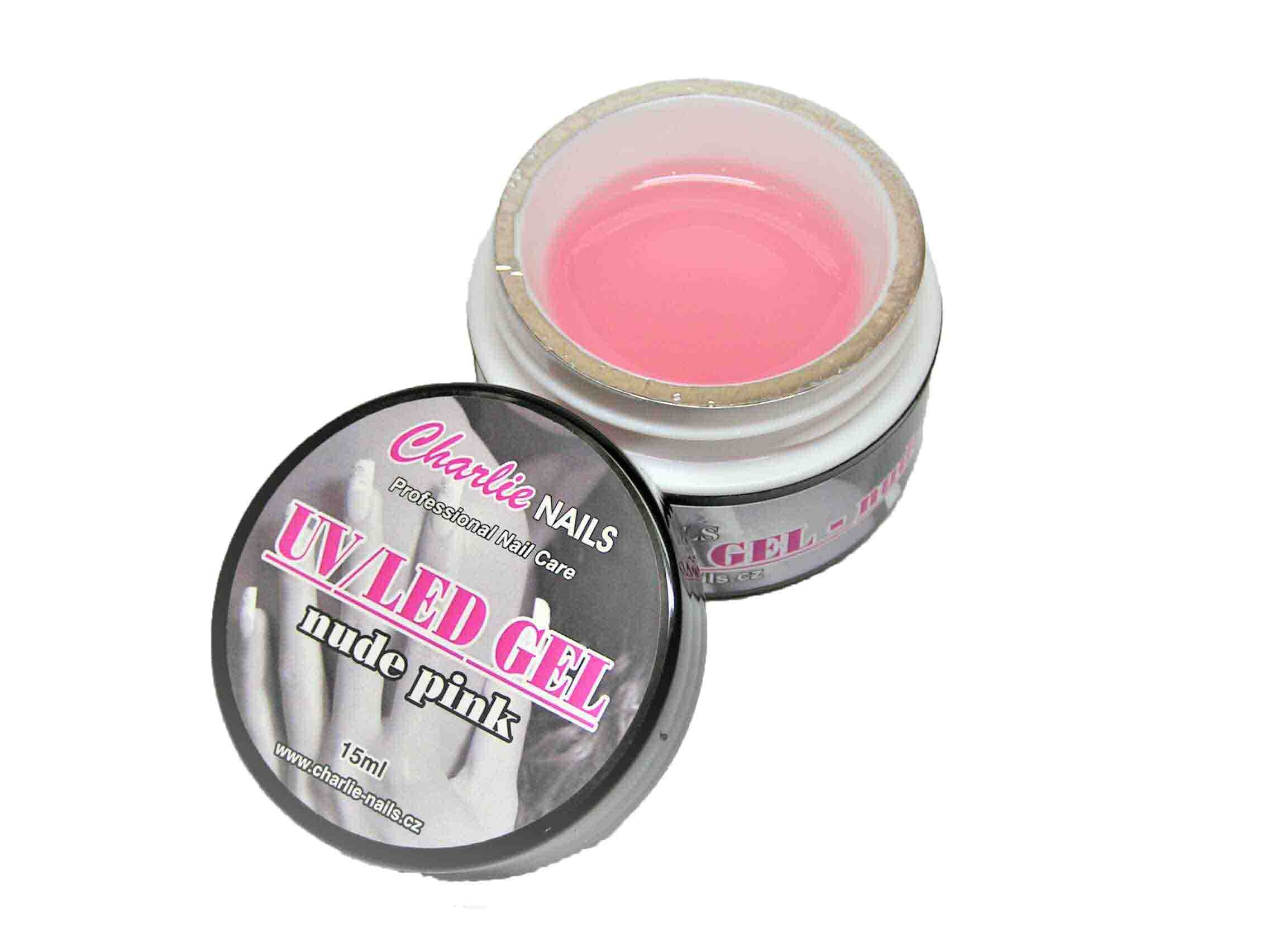 Charlie UV/LED GEL jednofázový 15ml - nude růžový