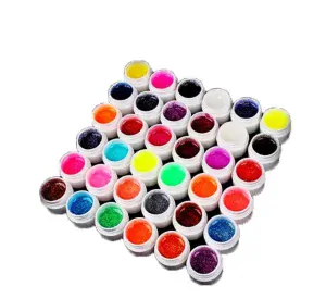 Charlie UV/LED Gel color 4 glitter 36ks/5ml.