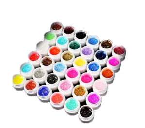 Charlie UV/LED Gel color 5 glitter 36ks/5ml.