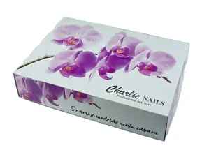Charlie nails Dárkový box velký Orchidej