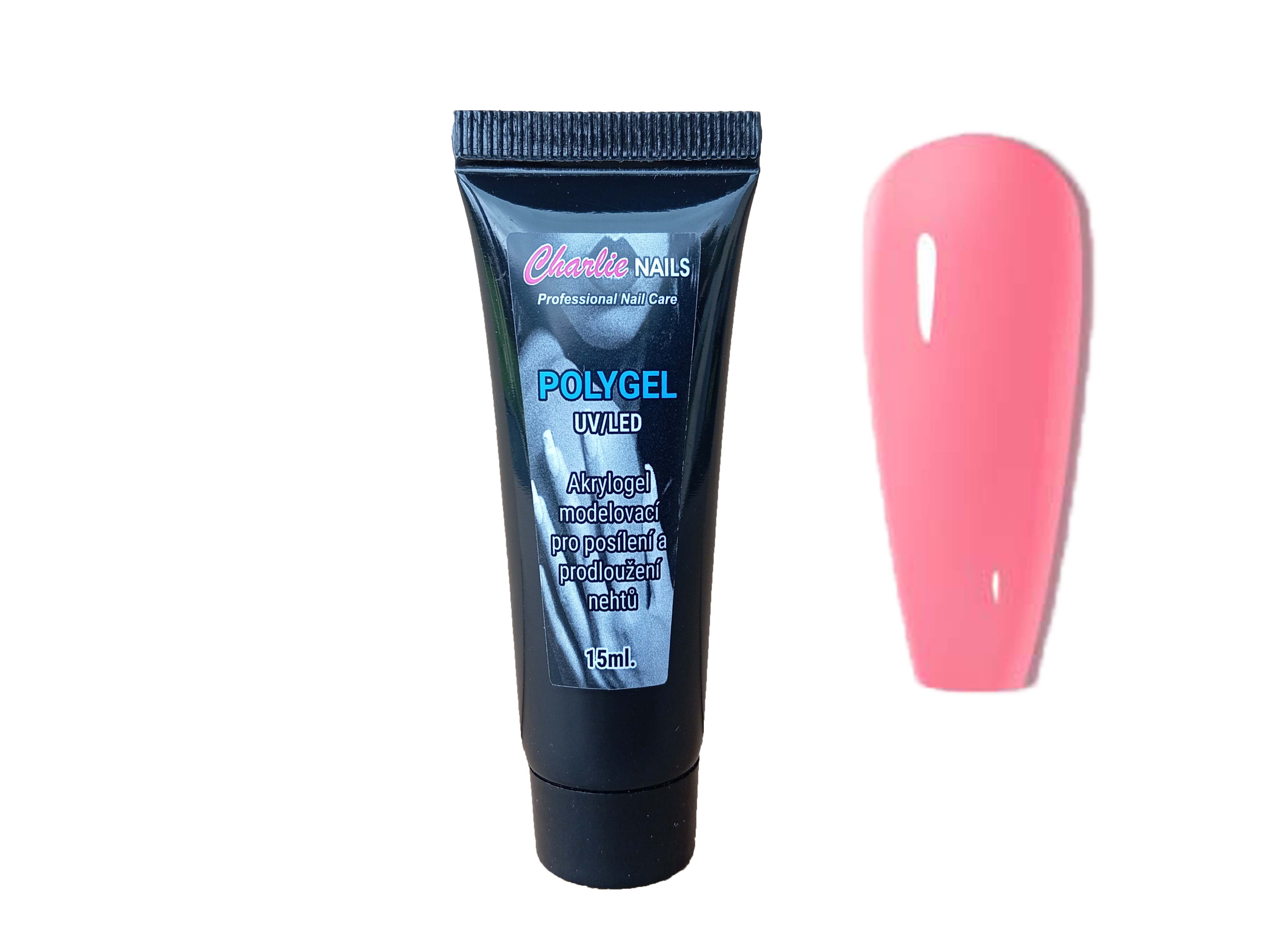 Charlie nails PolyGel 15ml. č.3 růžový