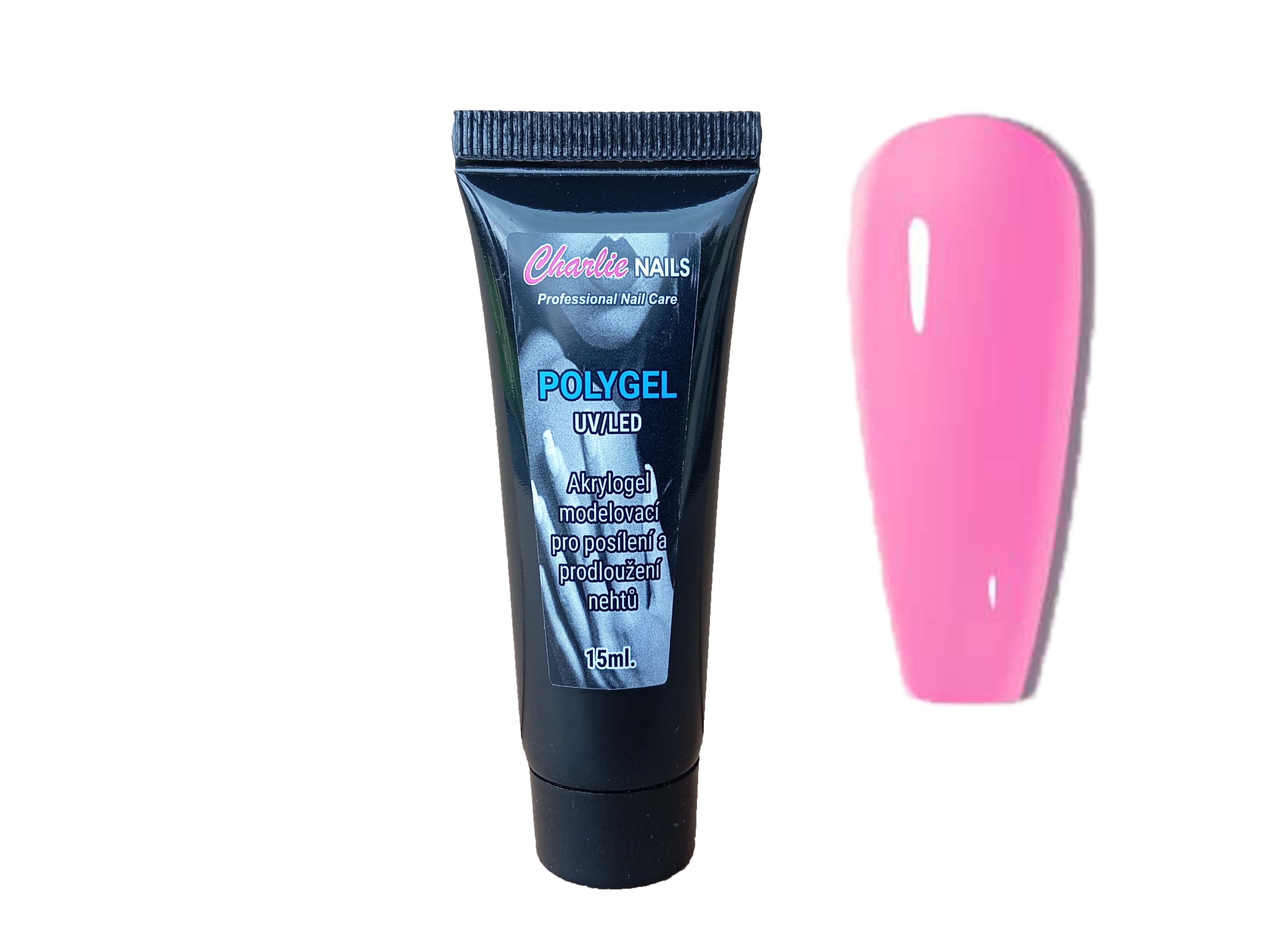 Charlie nails PolyGel 15ml. č.11 růžový