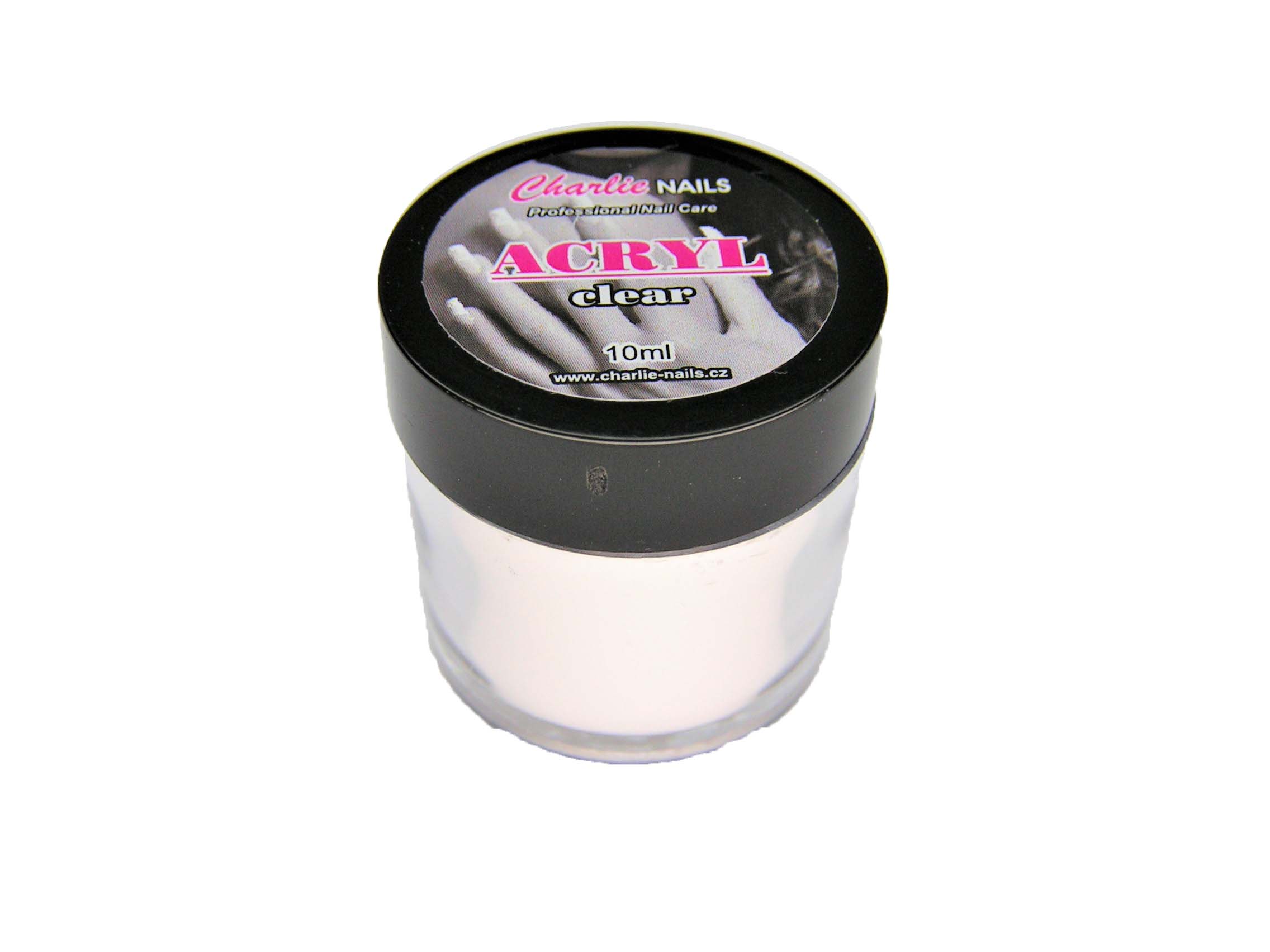 Akryl na nehty Charlie 10g – PRŮHLEDNÝ