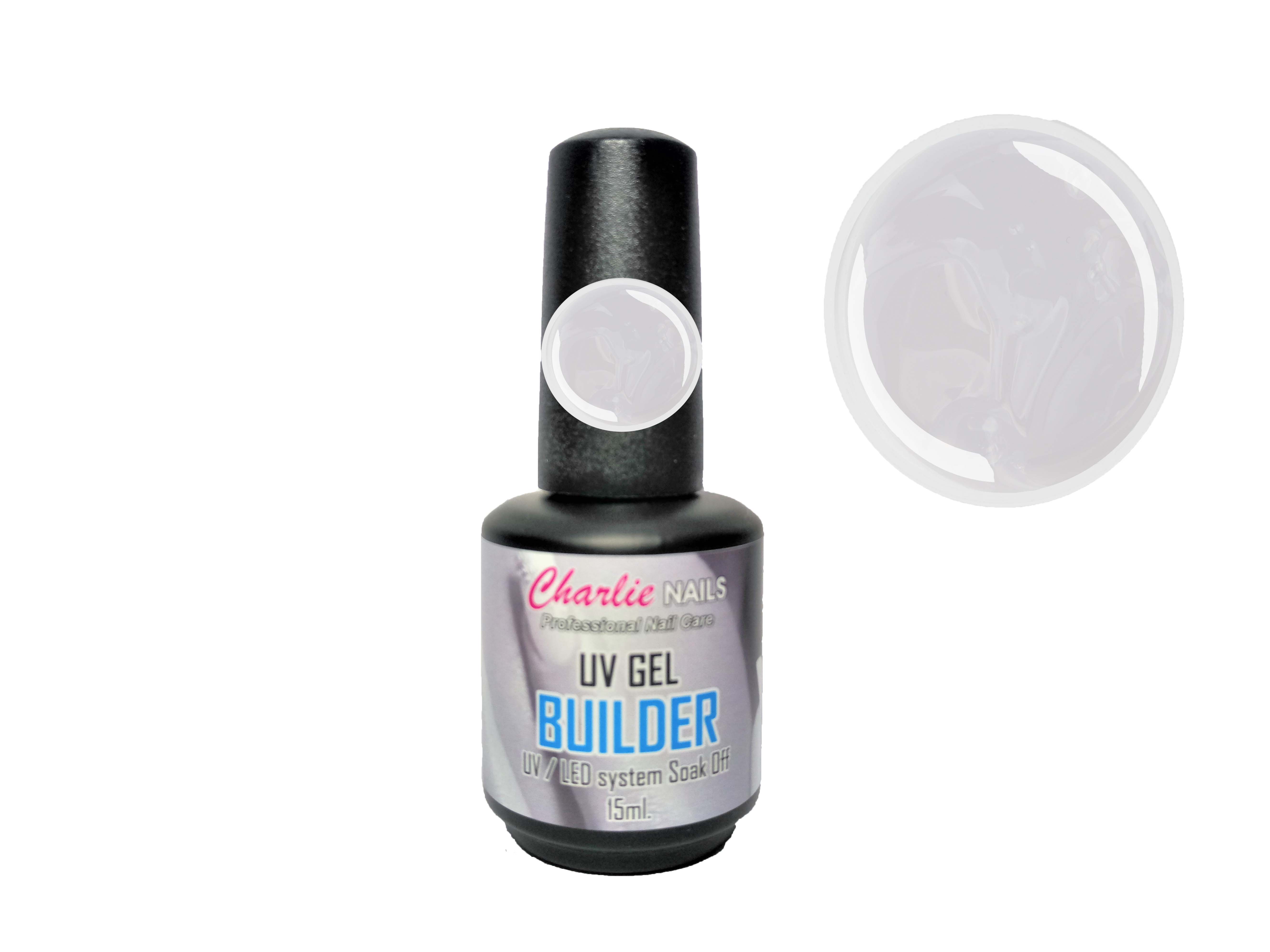 Charlie UV/LED GEL Builder - průhledný 15ml.