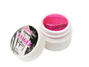 Charlie UV/LED gel 5ml - červerný glitter č.407 