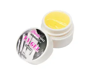 Charlie UV/LED gel 5ml - žlutý glitter č.416