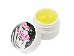 Charlie UV/LED gel 5ml - žlutý glitter č.426