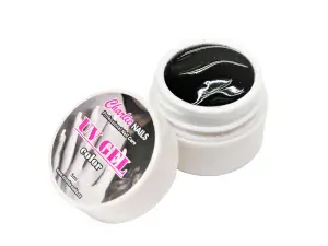 Charlie UV/LED gel 5ml - černý glitter  č.432