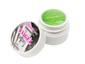 Charlie UV/LED gel 5ml - zelený glitter č.435