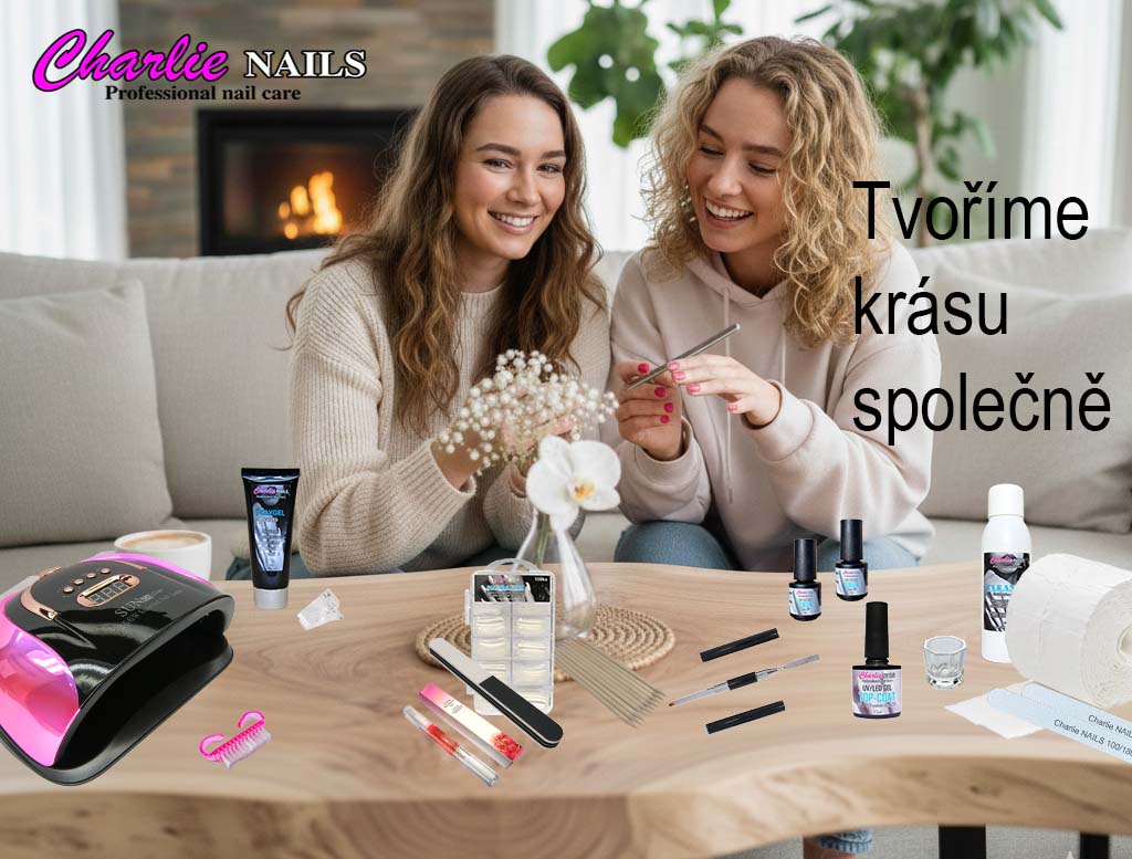 Startovací sada na Polygel nehty XXL GL256W růžová