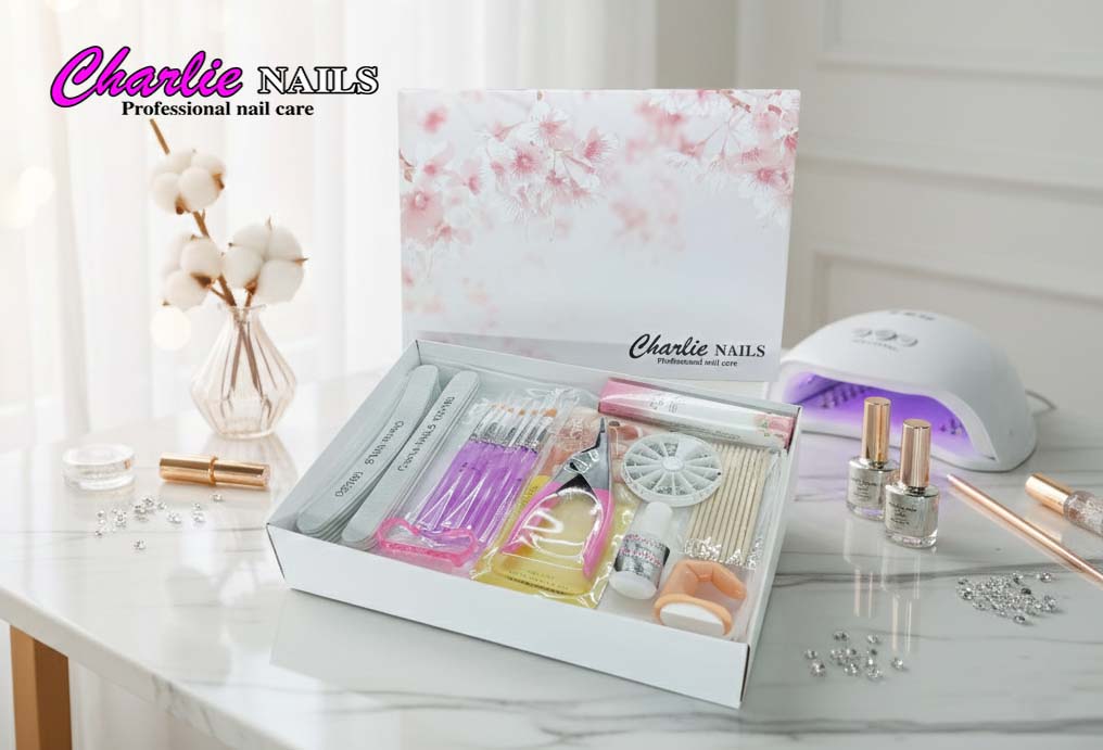 Charlie sada na gelové nehty XXL