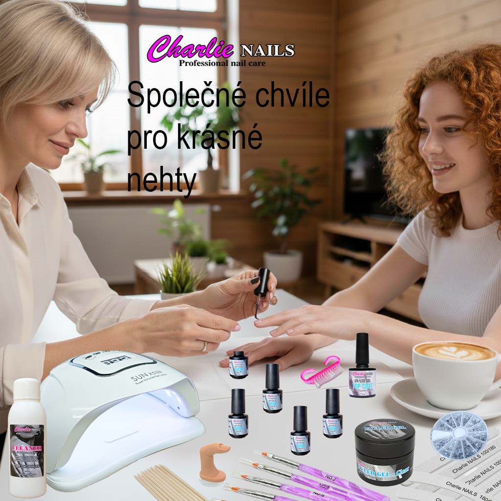 Startovací sada na nehty Hybrid Charlie 180W bílá