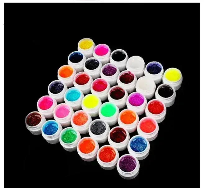 Charlie UV/LED Gel color 4 glitter 36ks/5ml.