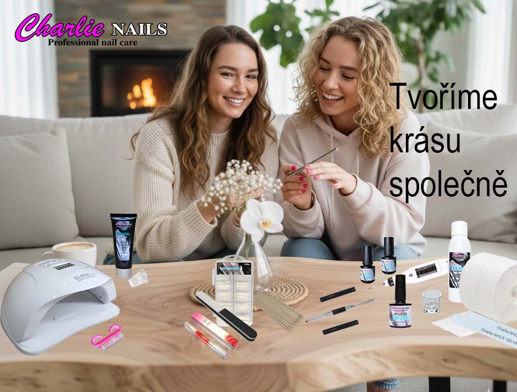 Startovací sada na Polygel nehty XXXL 120W bílá s bruskou 10W